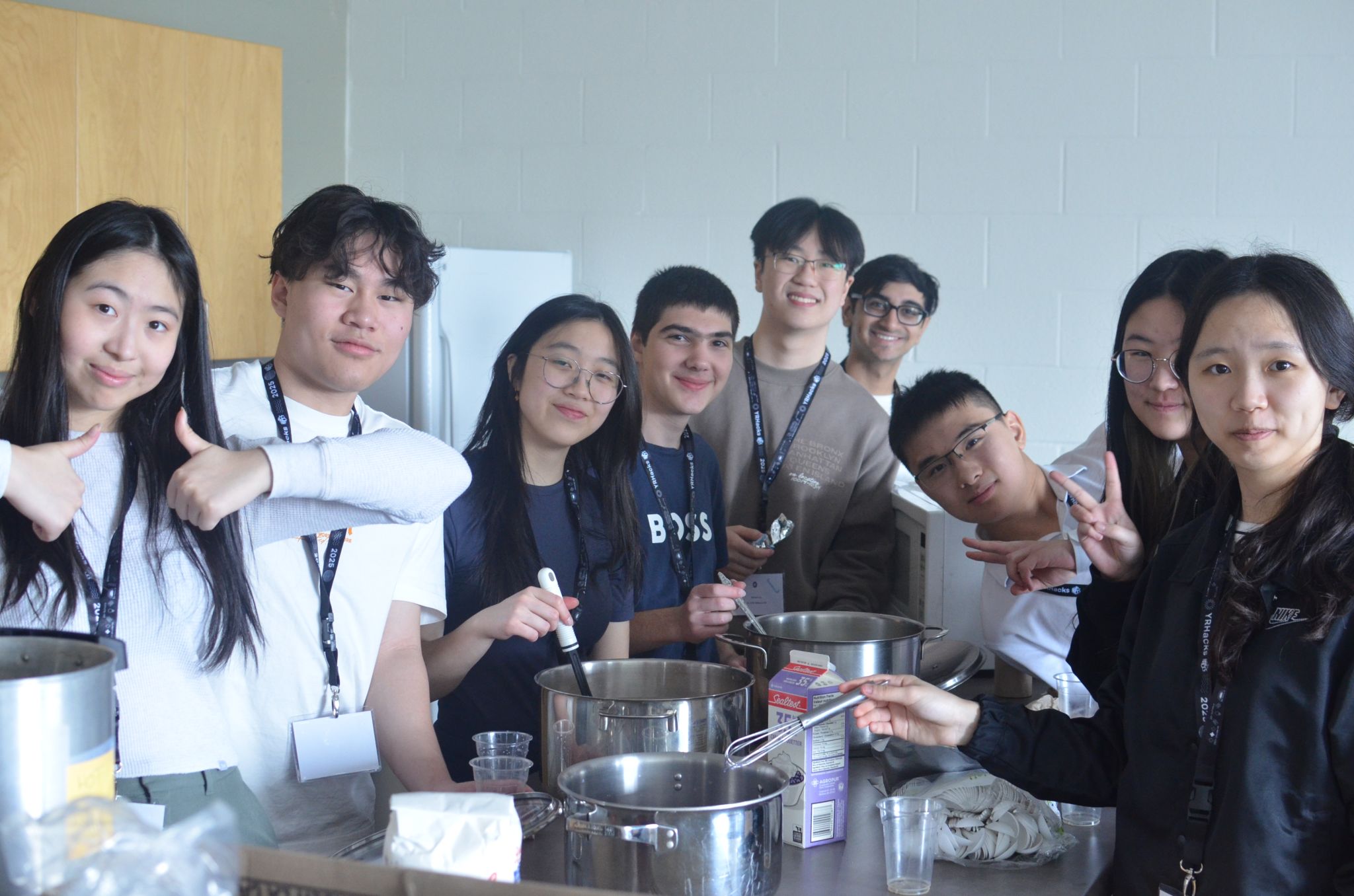 Preparing bubble tea